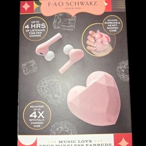 FAO Schwarz Pink True Wireless Earbuds